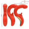 Intense - Vibrateur Et Stimulateur Paulina En Forme De U Rouge
